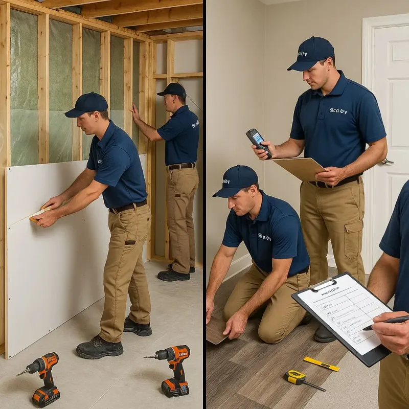 Repairs and Reconstruction process in Maple Glen, PA